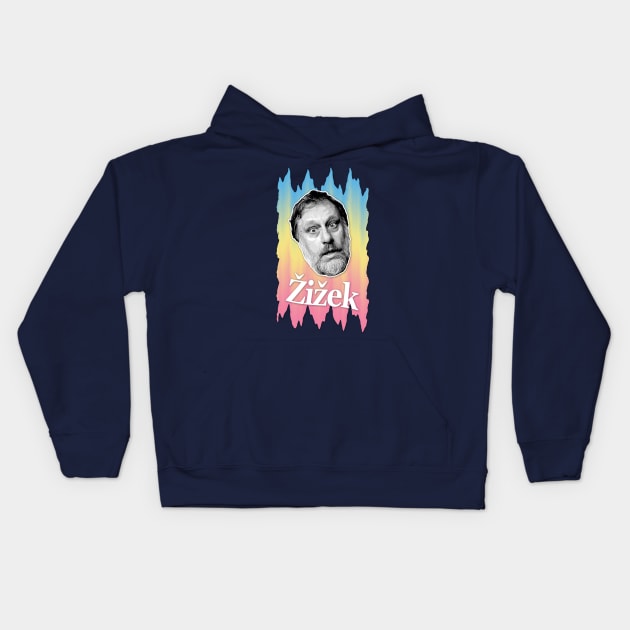 Slavoj Žižek #2 Tribute Design Kids Hoodie by DankFutura